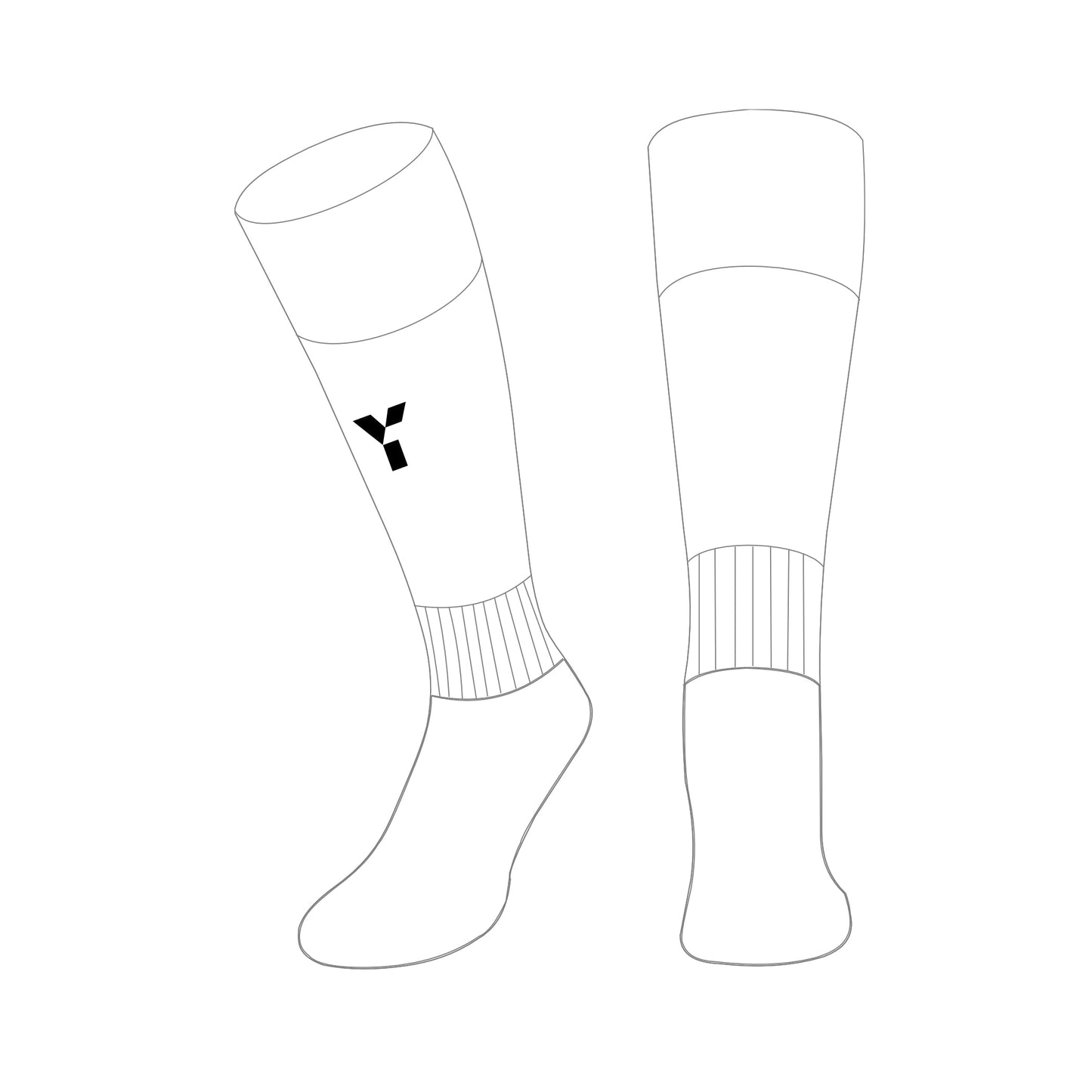 East Kent HA - Playing Socks (White)