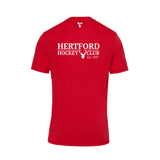 Hertford HC - Junior Short Sleeve Training Top Unisex Red