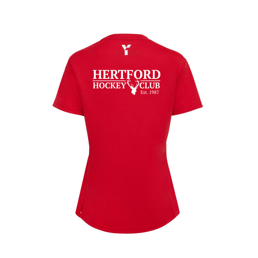 Hertford HC - Short Sleeve Training Top Women's Red