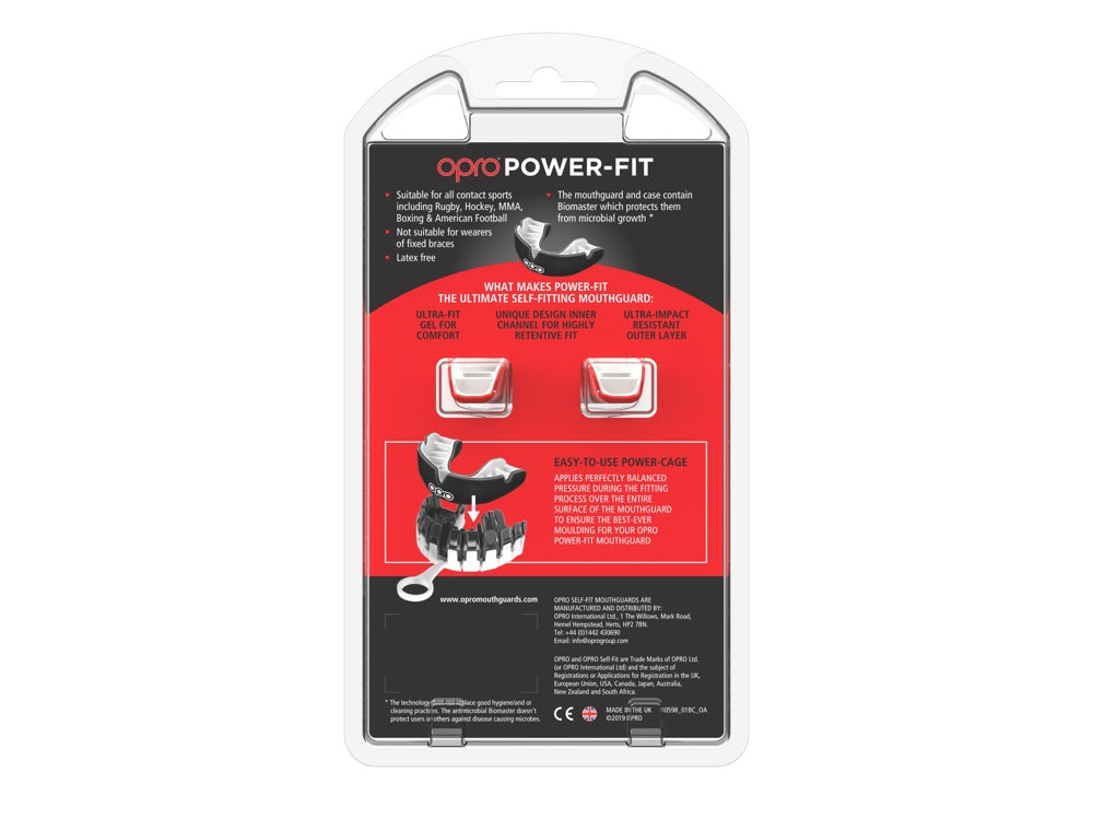 OPRO Power-Fit GB Hockey Adult - White