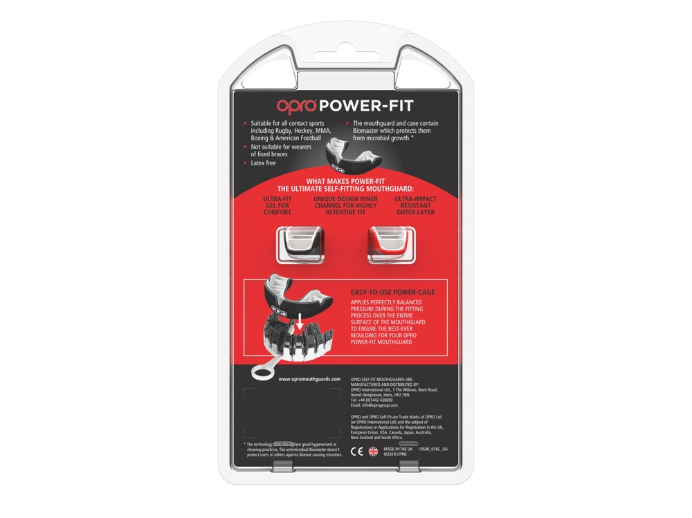 OPRO Power-Fit Club Adult - Red/Black