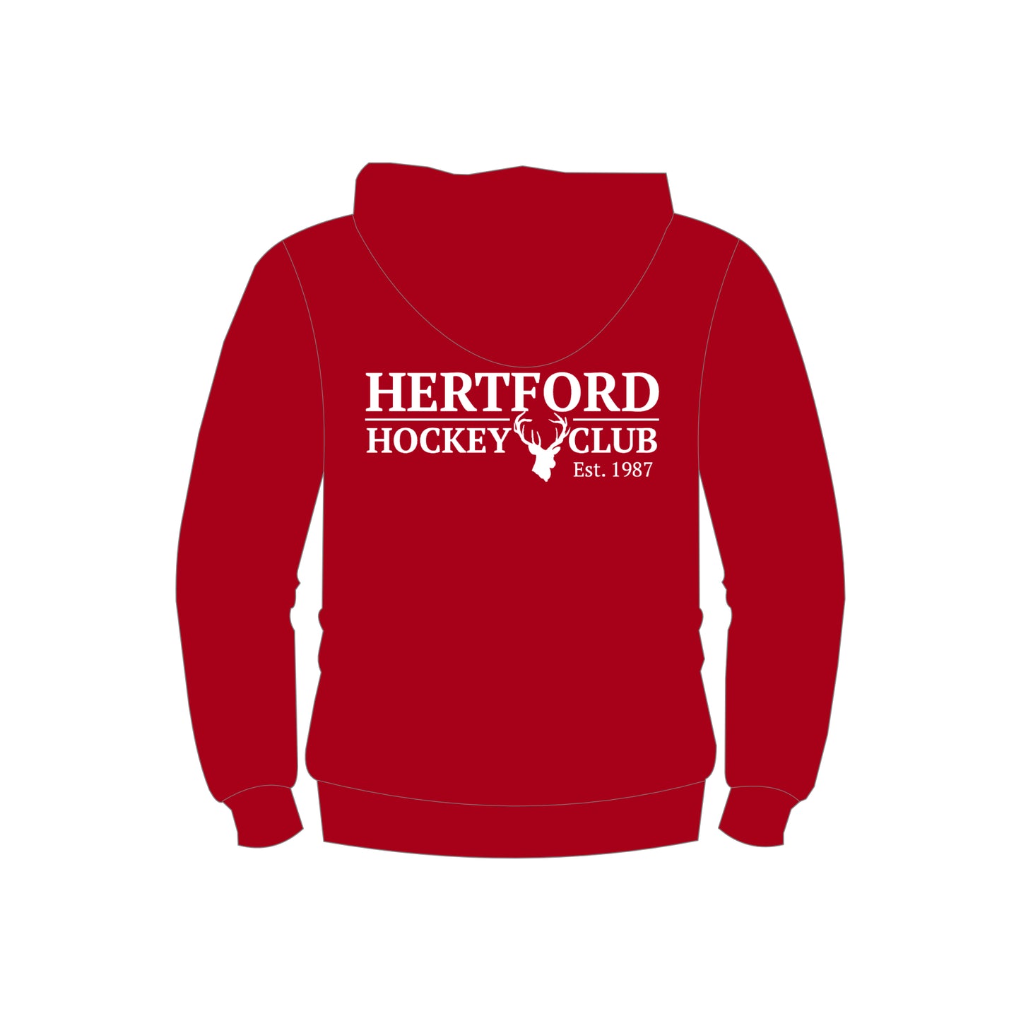 Hertford HC Hoody Unisex Red Y1 Sport