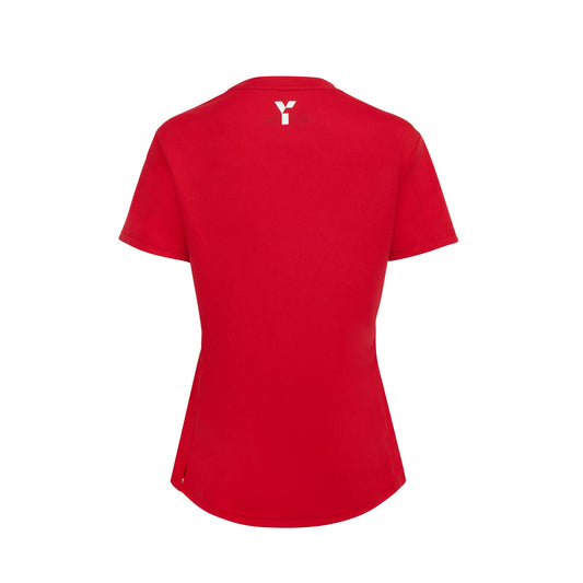 Wales Masters - Short Sleeve Training Top Women's Red