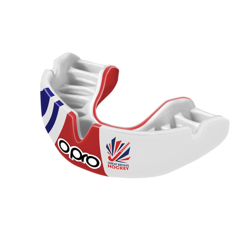 OPRO Power-Fit GB Hockey Adult - White